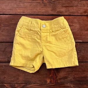 Baby Gap 12-18 months mustard colored kids shorts